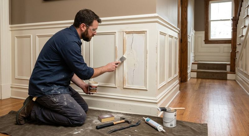 Wainscoting Repair