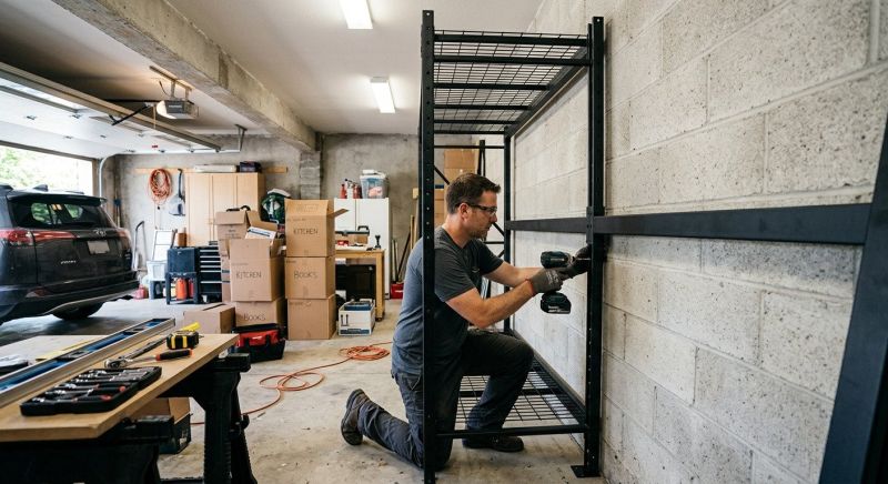 Garage Tool Rack Installation in Fairfax County, VA